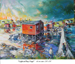 Light at Play, Fogo, Oil on Canvas